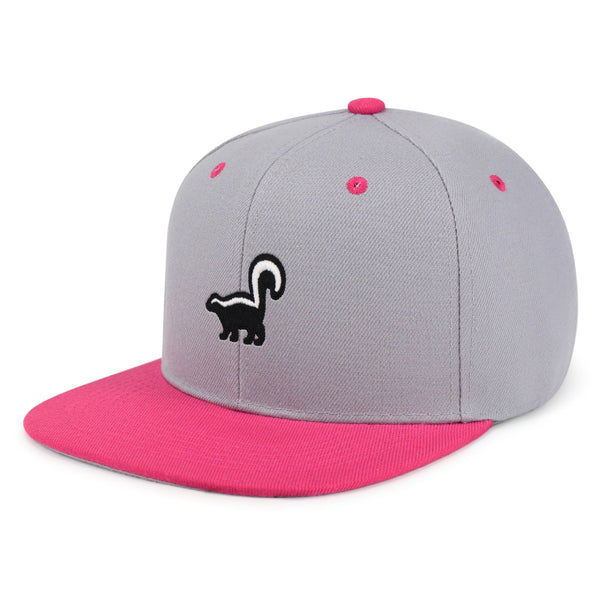 Skunk Snapback Hat Embroidered Hip-Hop Baseball Cap Works Animal