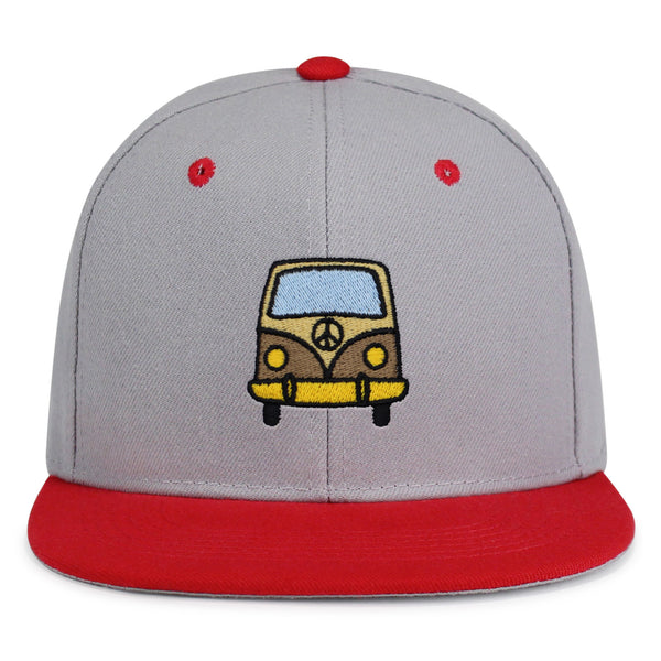 Hippie Van Snapback Hat Embroidered Hip-Hop Baseball Cap RV VW