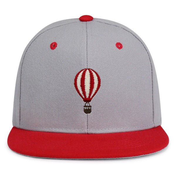 Hot Air Ballon Snapback Hat Embroidered Hip-Hop Baseball Cap Travel Fly Sky