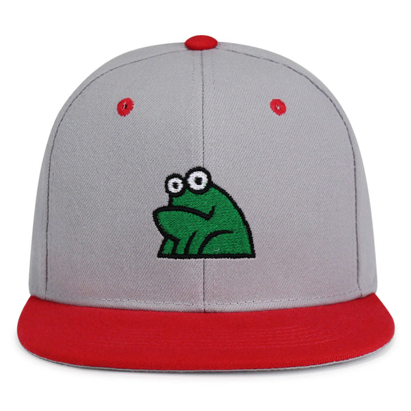 Frog Snapback Hat Embroidered Hip-Hop Baseball Cap Funny