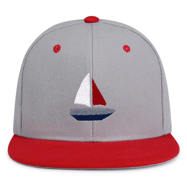 Cute Boat Snapback Hat Embroidered Hip-Hop Baseball Cap Sailor Ocean