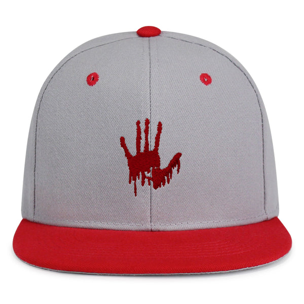 Bloody Hand Snapback Hat Embroidered Hip-Hop Baseball Cap Horror