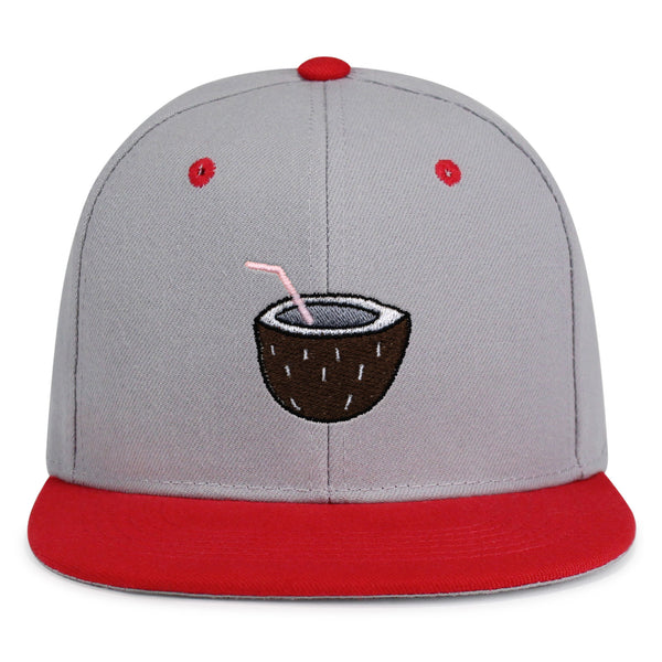 Coconut Snapback Hat Embroidered Hip-Hop Baseball Cap Juice Tree