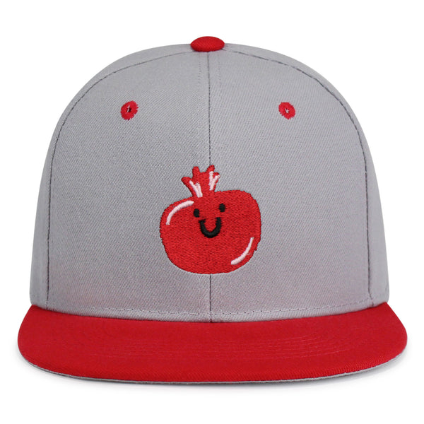 Pomegranate Snapback Hat Embroidered Hip-Hop Baseball Cap Fruit Grenade