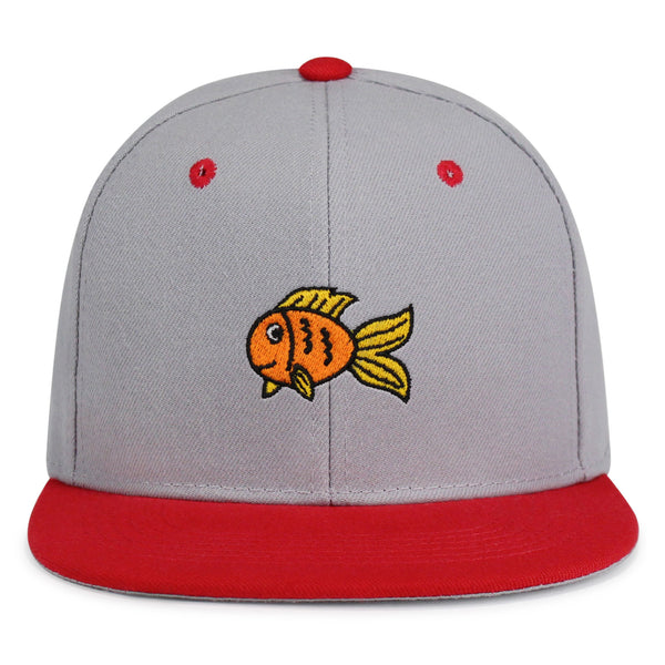 Goldfish Snapback Hat Embroidered Hip-Hop Baseball Cap Finding Fish