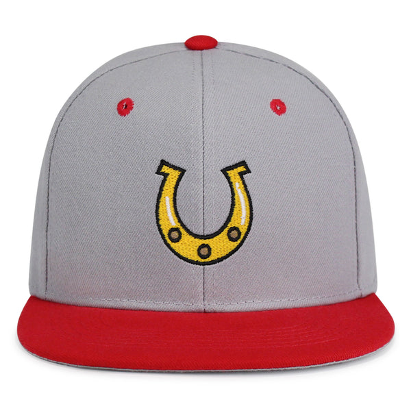 Horseshoe Snapback Hat Embroidered Hip-Hop Baseball Cap Cowboy