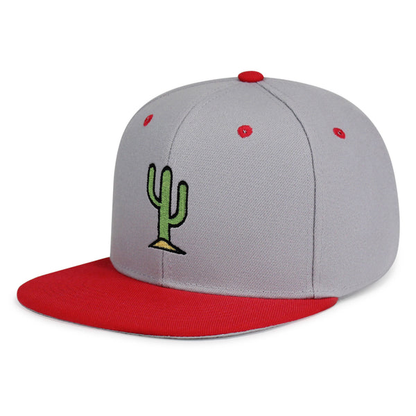 Cactus Snapback Hat Embroidered Hip-Hop Baseball Cap Desert Hot