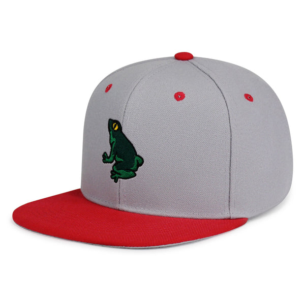 Frog Snapback Hat Embroidered Hip-Hop Baseball Cap Pond