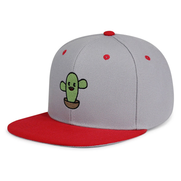 Cute Cactus Snapback Hat Embroidered Hip-Hop Baseball Cap Desert