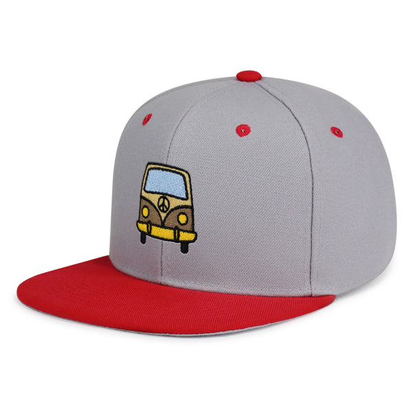 Hippie Van Snapback Hat Embroidered Hip-Hop Baseball Cap RV VW