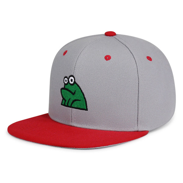 Frog Snapback Hat Embroidered Hip-Hop Baseball Cap Funny