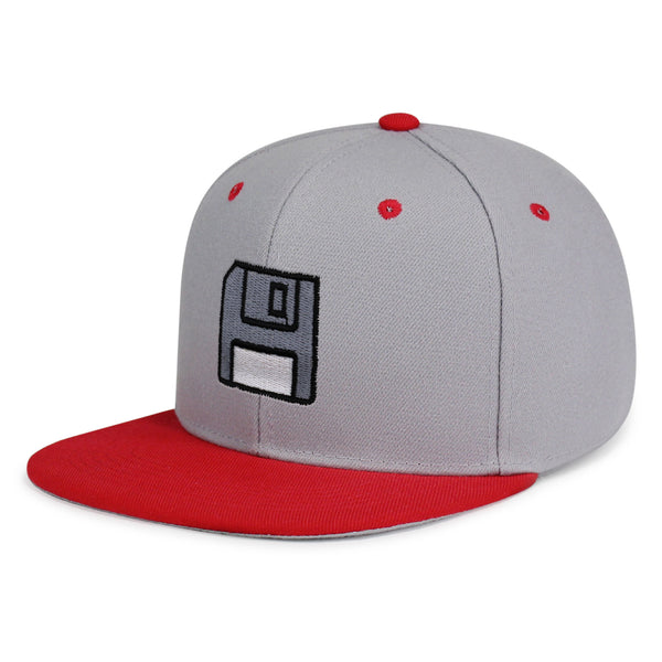 Disket Snapback Hat Embroidered Hip-Hop Baseball Cap Retro PC