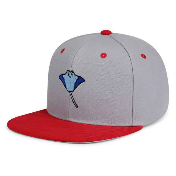 Stingray Snapback Hat Embroidered Hip-Hop Baseball Cap Fishing Ocean