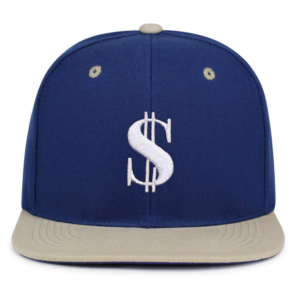 Dollar Sign Snapback Hat Embroidered Hip-Hop Baseball Cap Money Cash