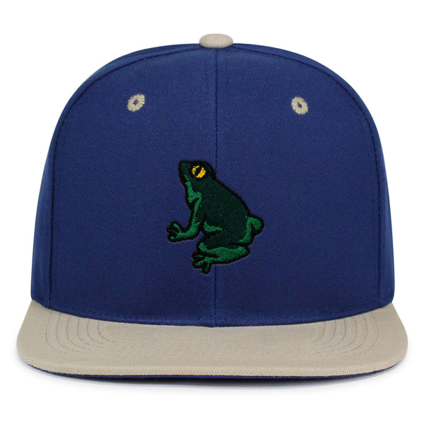 Frog Snapback Hat Embroidered Hip-Hop Baseball Cap Pond