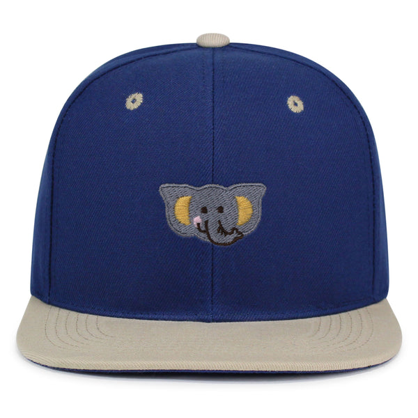 Elephant Snapback Hat Embroidered Hip-Hop Baseball Cap Zoo