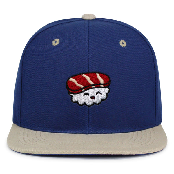 Sushi Snapback Hat Embroidered Hip-Hop Baseball Cap Sashimi Japanese