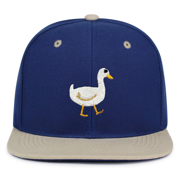 Duck Snapback Hat Embroidered Hip-Hop Baseball Cap Bird Lake