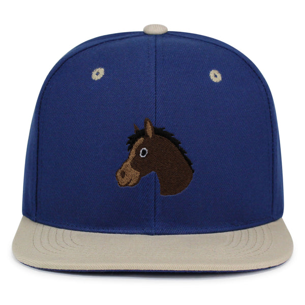 Horse Head Snapback Hat Embroidered Hip-Hop Baseball Cap Cowboy Zoo