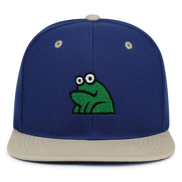 Frog Snapback Hat Embroidered Hip-Hop Baseball Cap Funny