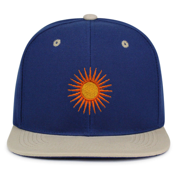 Sun Snapback Hat Embroidered Hip-Hop Baseball Cap Sunny Summer