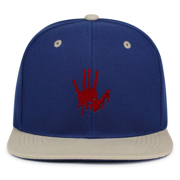 Bloody Hand Snapback Hat Embroidered Hip-Hop Baseball Cap Horror