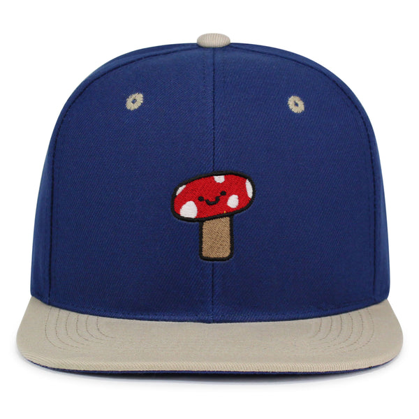 Mushroom Snapback Hat Embroidered Hip-Hop Baseball Cap Cute