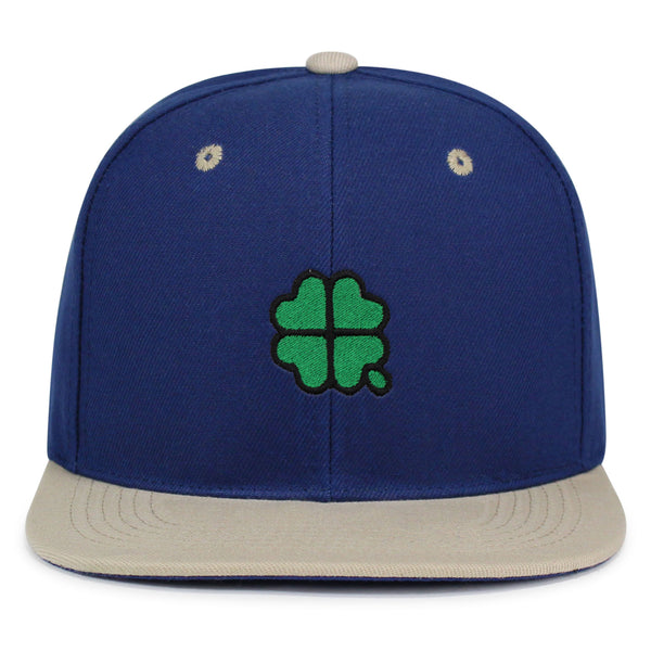 Four Leaf Clover  Snapback Hat Embroidered Hip-Hop Baseball Cap Clove Lucky