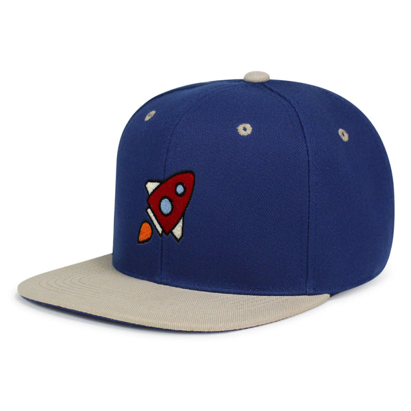 Rocket Snapback Hat Embroidered Hip-Hop Baseball Cap Space Shuttle