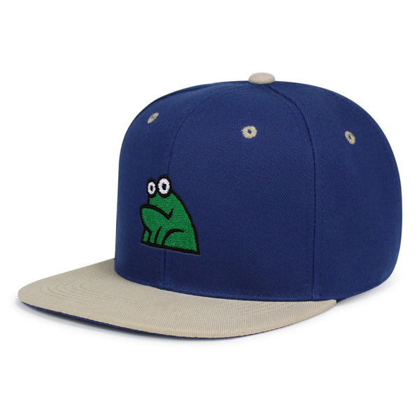 Frog Snapback Hat Embroidered Hip-Hop Baseball Cap Funny