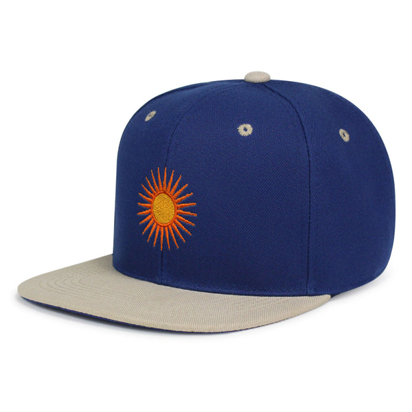 Sun Snapback Hat Embroidered Hip-Hop Baseball Cap Sunny Summer