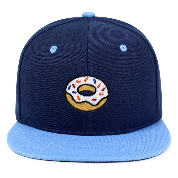 Donut Snapback Hat Embroidered Hip-Hop Baseball Cap Doughtnut Snack