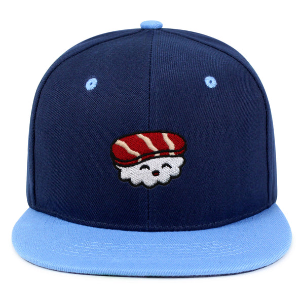 Sushi Snapback Hat Embroidered Hip-Hop Baseball Cap Sashimi Japanese