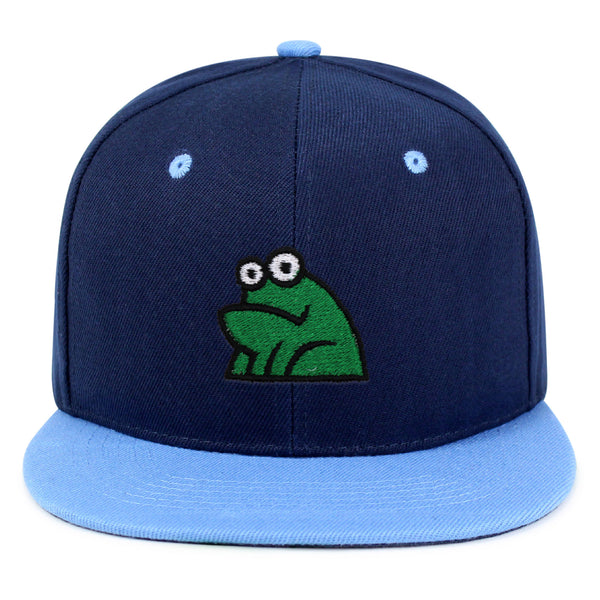 Frog Snapback Hat Embroidered Hip-Hop Baseball Cap Funny