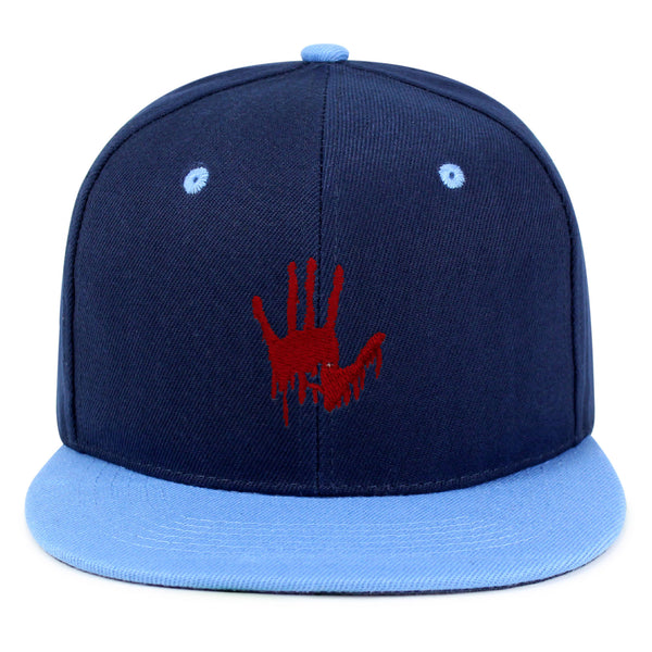 Bloody Hand Snapback Hat Embroidered Hip-Hop Baseball Cap Horror