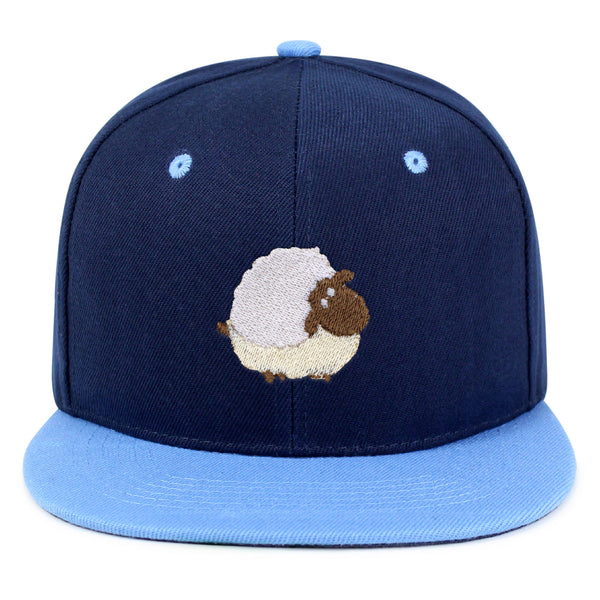 Cute Sheep Snapback Hat Embroidered Hip-Hop Baseball Cap Animal Zoo