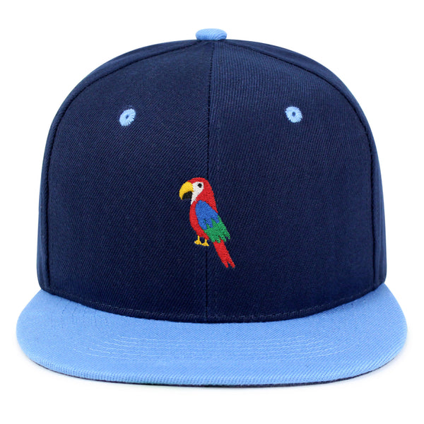 Parrot Snapback Hat Embroidered Hip-Hop Baseball Cap Bird Animal