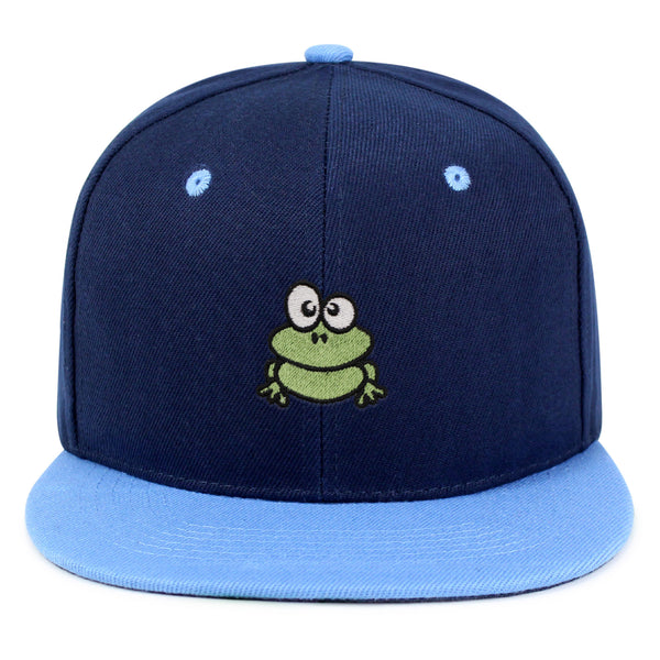 Frog  Snapback Hat Embroidered Hip-Hop Baseball Cap Green