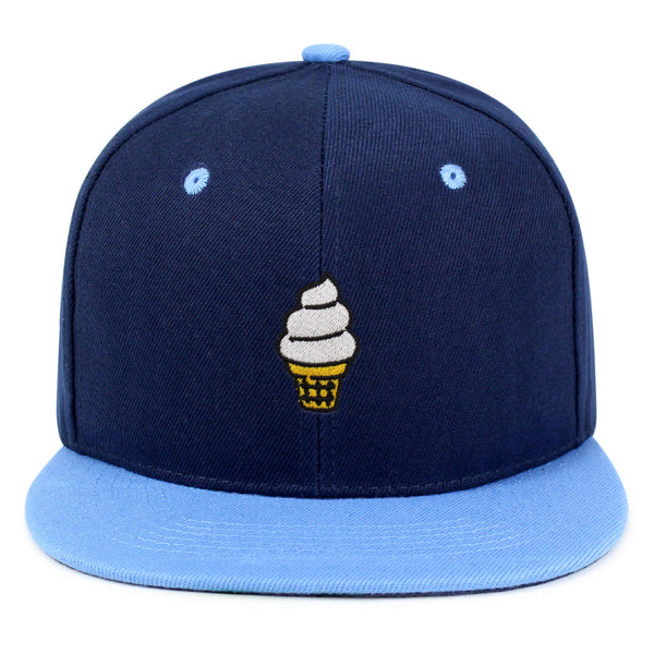 Ice cream Cone Snapback Hat Embroidered Hip-Hop Baseball Cap Cute