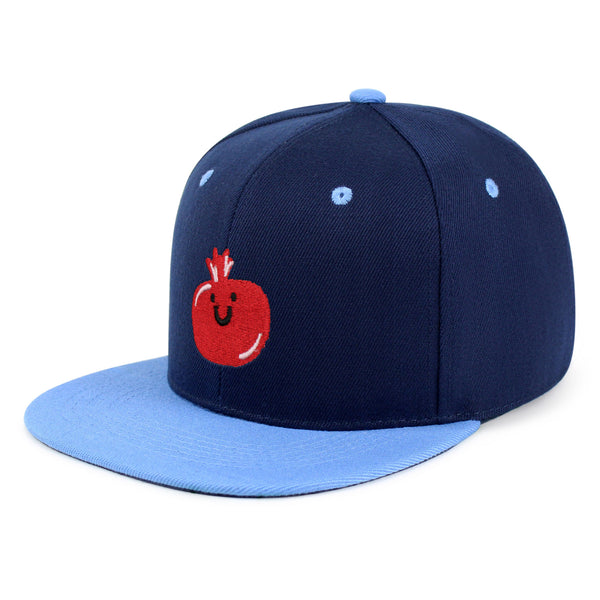 Pomegranate Snapback Hat Embroidered Hip-Hop Baseball Cap Fruit Grenade