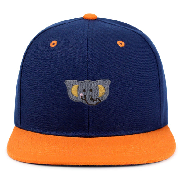 Elephant Snapback Hat Embroidered Hip-Hop Baseball Cap Zoo