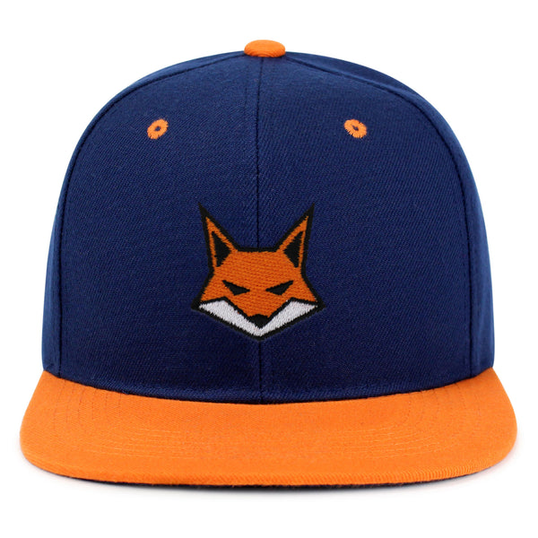 Fox Face Snapback Hat Embroidered Hip-Hop Baseball Cap Wild Animal