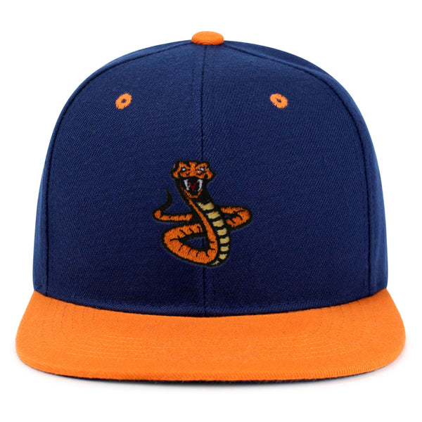 Rattlesnake Snapback Hat Embroidered Hip-Hop Baseball Cap Snake