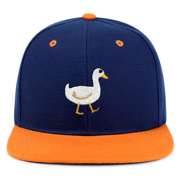 Duck Snapback Hat Embroidered Hip-Hop Baseball Cap Bird Lake