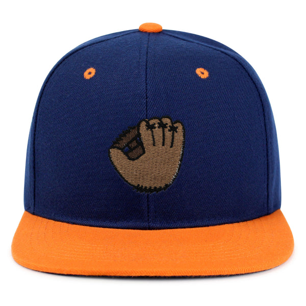 Baseball Glove Snapback Hat Embroidered Hip-Hop Baseball Cap Baseball Game Sports Fan