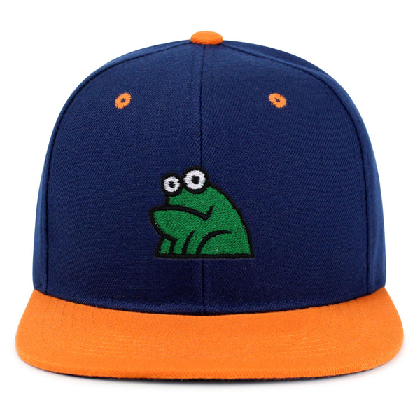 Frog Snapback Hat Embroidered Hip-Hop Baseball Cap Funny