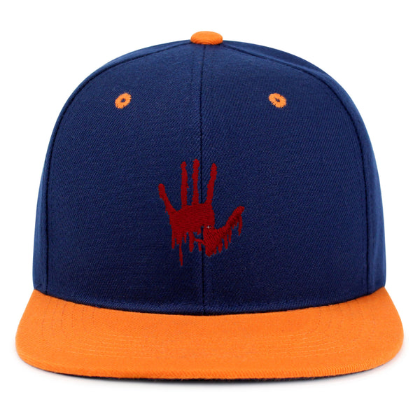 Bloody Hand Snapback Hat Embroidered Hip-Hop Baseball Cap Horror