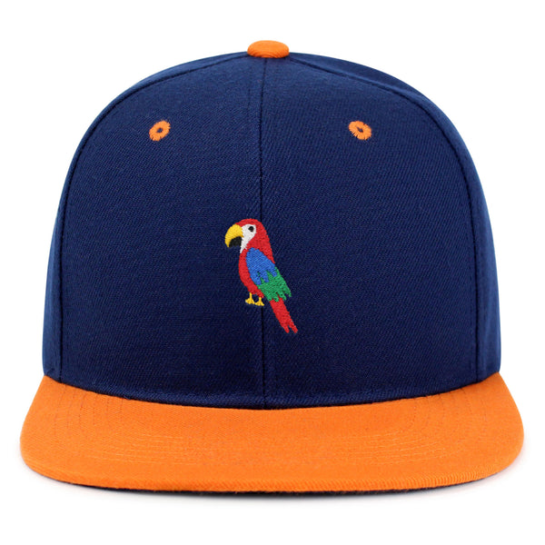 Parrot Snapback Hat Embroidered Hip-Hop Baseball Cap Bird Animal