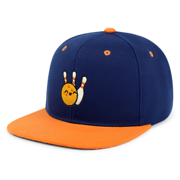 Bowling Snapback Hat Embroidered Hip-Hop Baseball Cap Sports Game