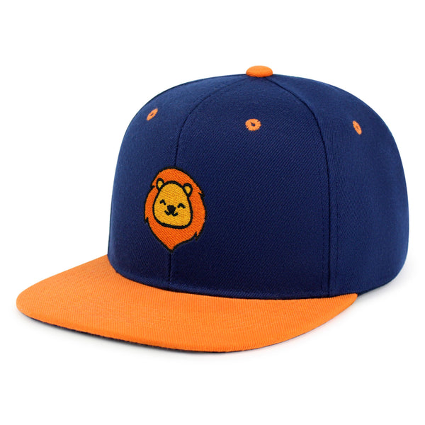 Lion Snapback Hat Embroidered Hip-Hop Baseball Cap Zoo King Animal